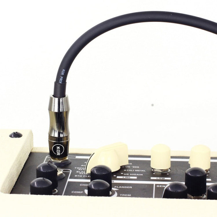 KGR Guitar Cable Keyboard Drum Audio Cable, Specification: 1m(Double Straight Jack) by KGR