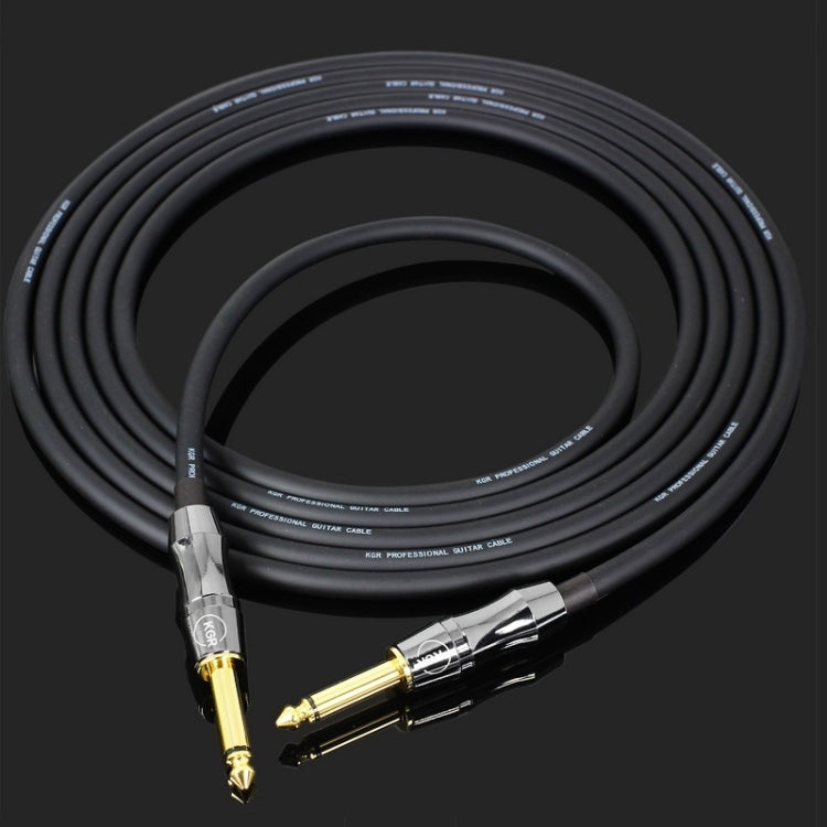 KGR Guitar Cable Keyboard Drum Audio Cable, Specification: 6m(Double Straight Jack) by KGR