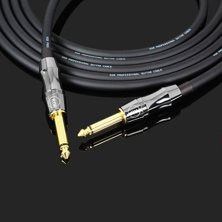 KGR Guitar Cable Keyboard Drum Audio Cable, Specification: 6m(Double Straight Jack) by KGR