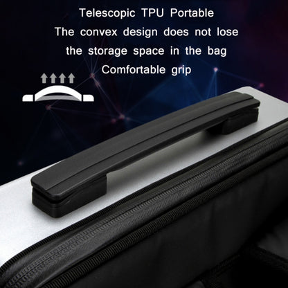 Men PC Hard Shell Gaming Computer Backpack For 15.6-17.3 Inch(Black) by bashfashion