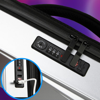 Men PC Hard Shell Gaming Computer Backpack For 15.6-17.3 Inch(Silver) by bashfashion