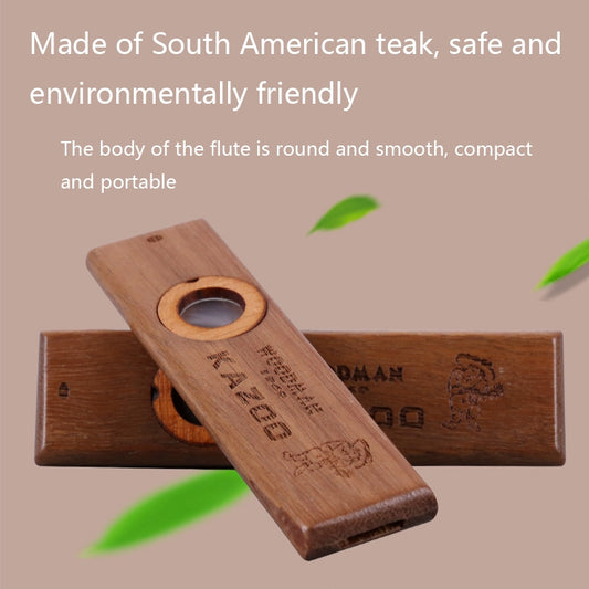 ADL07 Wooden Environmental Protection Portable Kazoo(ADL07) by bashfashion