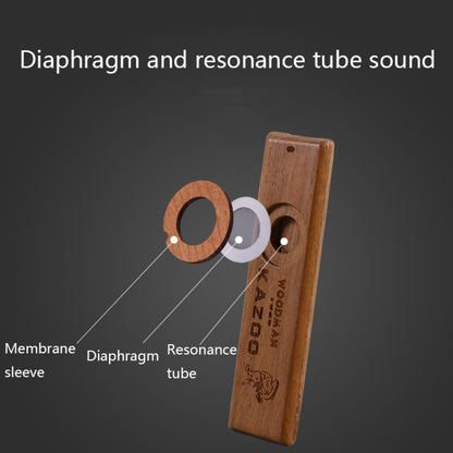 ADL07 Wooden Environmental Protection Portable Kazoo(ADL07) by bashfashion