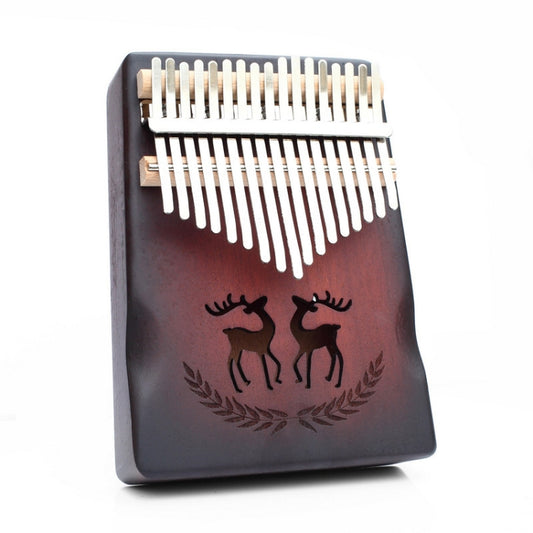 17-tone Radian Design Portable Finger Piano(Couple Deer) by bashfashion