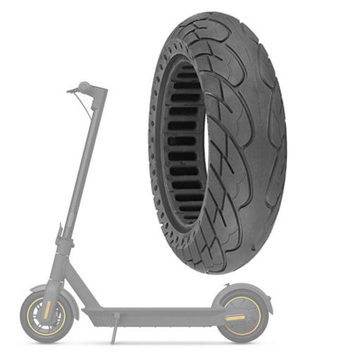 10 Inch Soid Tire Shock Absoption Tubeless Honeycomb Tyre for Ninebot Max G30 by bashfashion