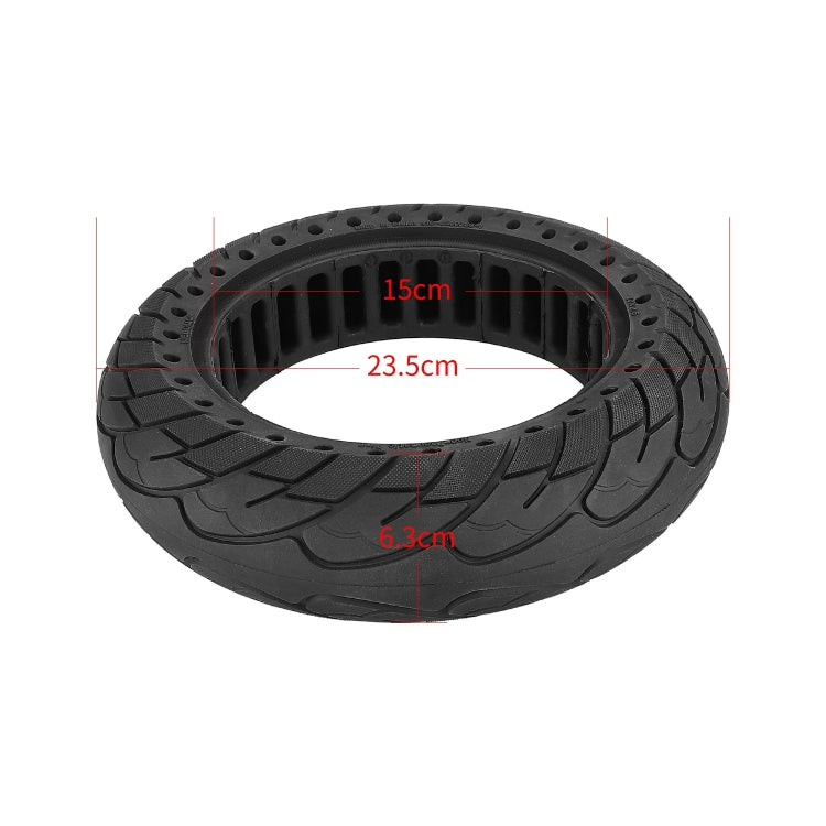 10 Inch Soid Tire Shock Absoption Tubeless Honeycomb Tyre for Ninebot Max G30 by bashfashion