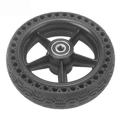 6.5x1.85 Solid Tire Honeycomb Tire Electric Scooter Tire,Specification: With Plastic Wheel by bashfashion