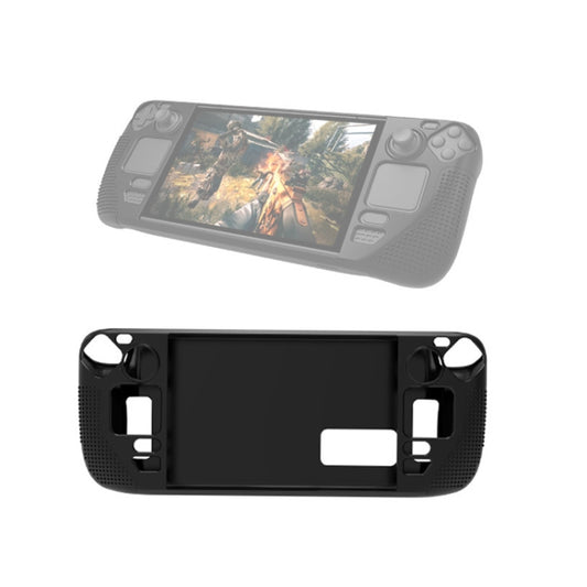 PGTECH Game Console Silicone Case With Anti-Slip Particles for Steam Deck(Black) by bashfashion