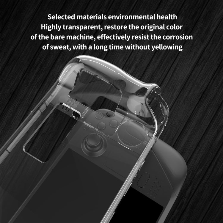 PGTECH Split Crystal Hard Shell Case for Steam Deck Game Console by bashfashion