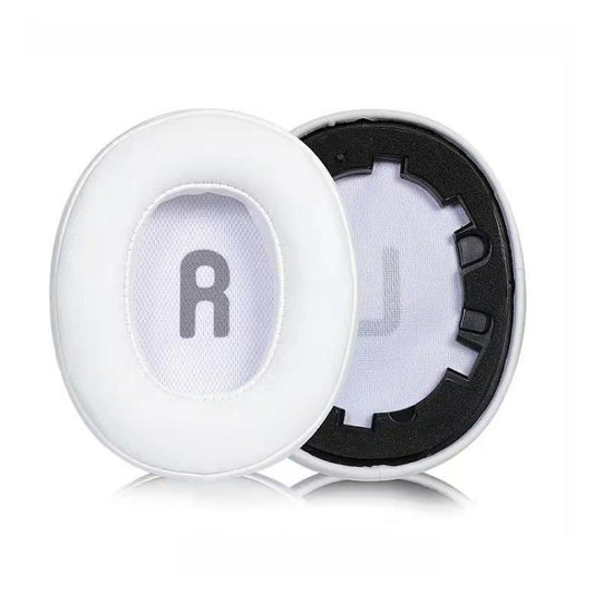 1 Pair Headphone Cover Earmuffs for JBL TUNE700 T750BTNC T700BT(White Protein Leather) by bashfashion