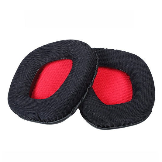 2 PCS Replacement Earpads for Corsair Void Pro Elite,Style: Red Bottom Grid by bashfashion