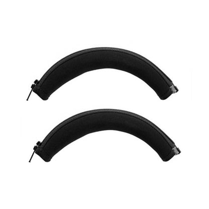 2 PCS Headset Earmuffs Sponge Cover for Edifier W820nb,Style: Black Head Beam by bashfashion