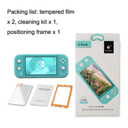 Gulikit NS12 Game Console Screen HD Anti-Fingerprint Tempered Film For Switch Lite(As Show) by bashfashion