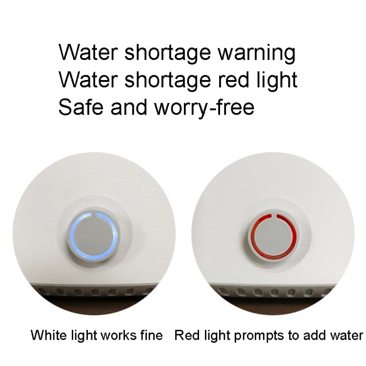 Air Humidifier Home Large Fog Volume Portable Desktop Atomizer, US Plug(White) by bashfashion