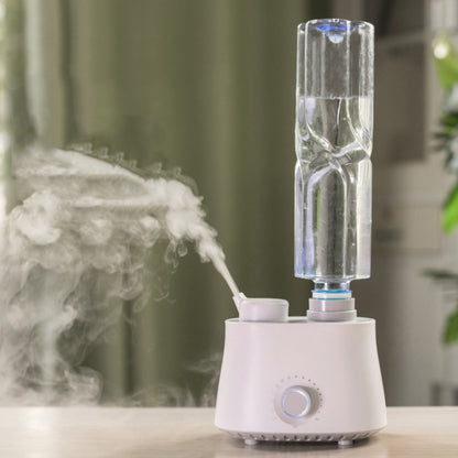 Air Humidifier Home Large Fog Volume Portable Desktop Atomizer, US Plug(White) by bashfashion