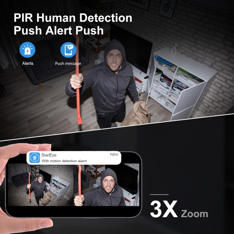 S20 Home Mobile Phone Remote Monitor Two-way Voice Intercom HD WiFi Camera by bashfashion