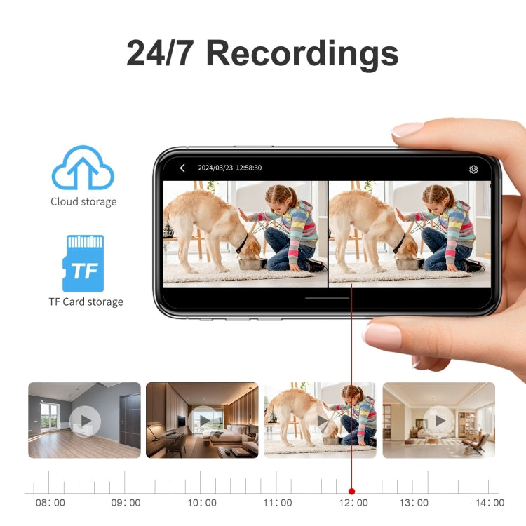 S20 Home Mobile Phone Remote Monitor Two-way Voice Intercom HD WiFi Camera by bashfashion