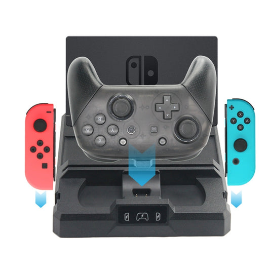 Multifunctional Game Console Handle Charging Base Storage Bracket For Nintendo Switch by bashfashion