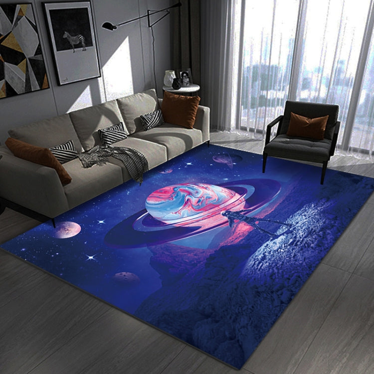 3D Visual Cartoon Cosmic Planet Living Room Carpet, Size: 60x90cm(RZ Cosmic Planet 7) by bashfashion