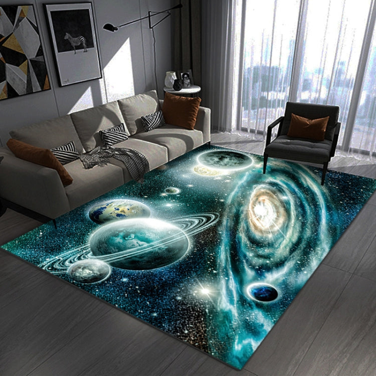 3D Visual Cartoon Cosmic Planet Living Room Carpet, Size: 60x90cm(RZ Cosmic Planet 8) by bashfashion