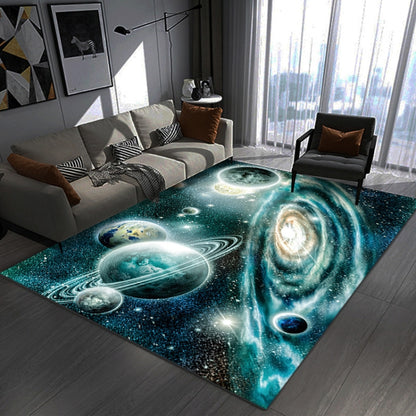 3D Visual Cartoon Cosmic Planet Living Room Carpet, Size: 60x90cm(RZ Cosmic Planet 8) by bashfashion