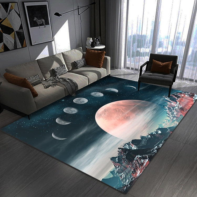 3D Visual Cartoon Cosmic Planet Living Room Carpet, Size: 60x90cm(RZ Cosmic Planet 11) by bashfashion