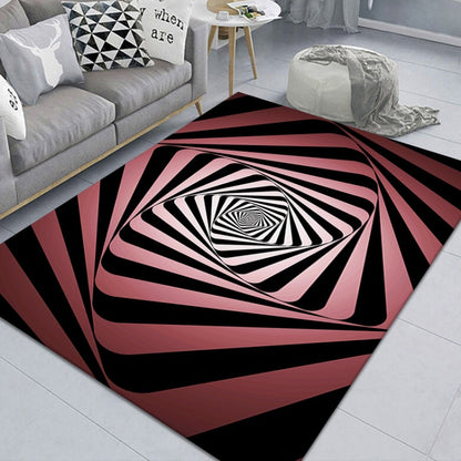 3D Stereo Rectangular Visual Geometric Living Room Carpet, Size: 80x160cm(11) by bashfashion