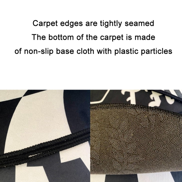 3D Stereo Rectangular Visual Geometric Living Room Carpet, Size: 120x160cm(10) by bashfashion