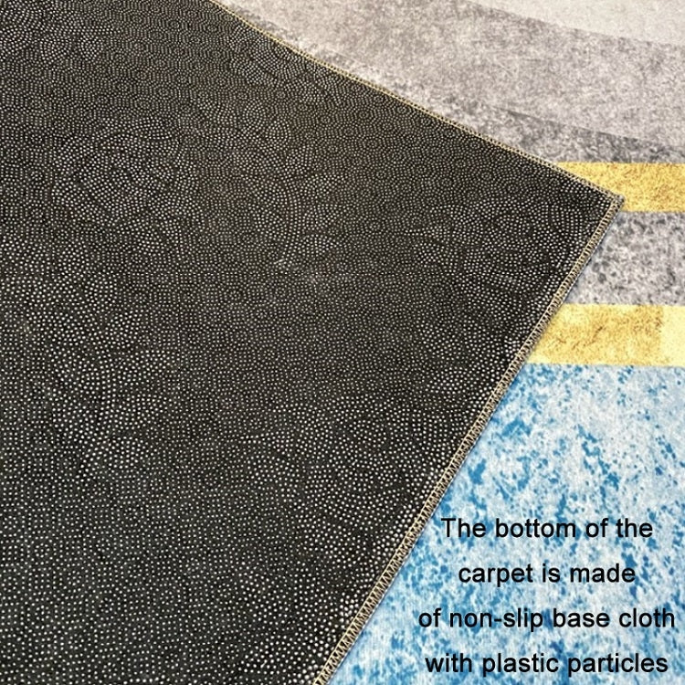 Modern Abstract Geometric Living Room Rug Coffee Table Cushion, Size: 80x120cm(10) by bashfashion