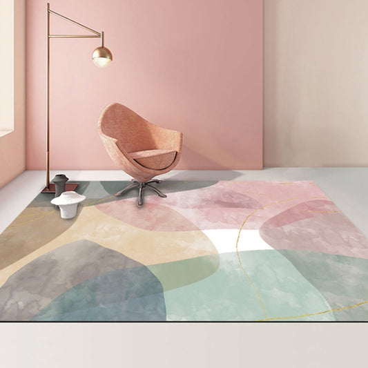 Modern Abstract Geometric Living Room Rug Coffee Table Cushion, Size: 120x160cm(08) by bashfashion