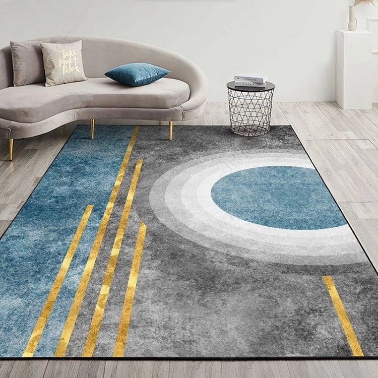 Modern Abstract Geometric Living Room Rug Coffee Table Cushion, Size: 120x160cm(19) by bashfashion