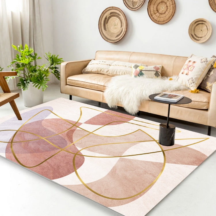 Modern Abstract Geometric Living Room Rug Coffee Table Cushion, Size: 120x160cm(12) by bashfashion