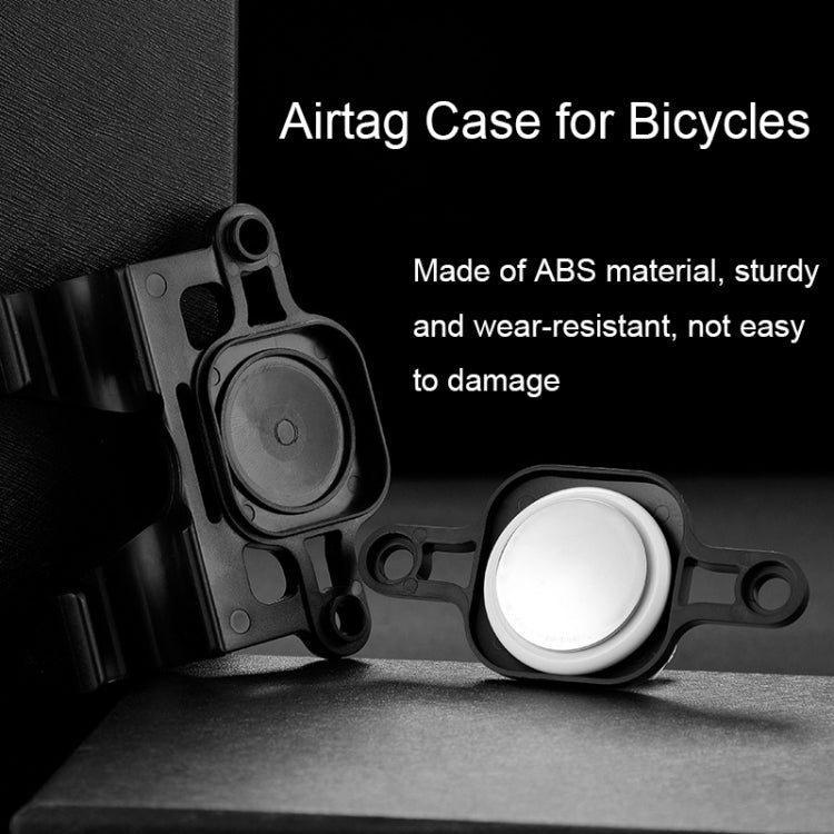 ATPL4705 Bike Tracker Hidden Cover for AirTag(Black) by bashfashion