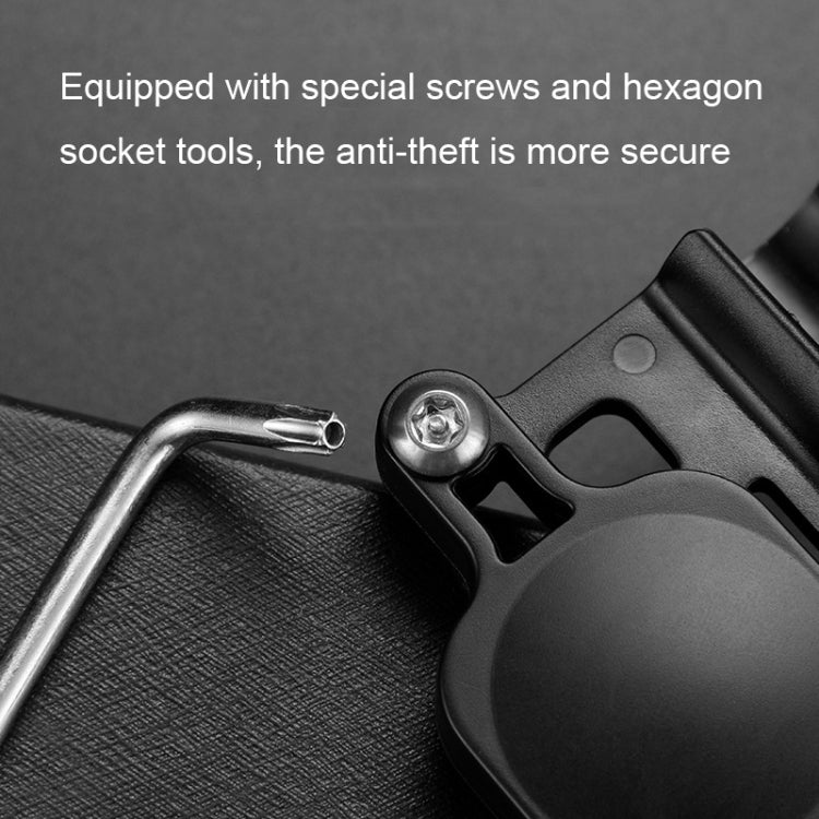 ATPL4705 Bike Tracker Hidden Cover for AirTag(Black) by bashfashion