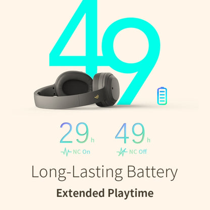 Edifier W820NB Bluetooth Wireless Noise Cancelling Sports Music Headset(Grey) by Edifier