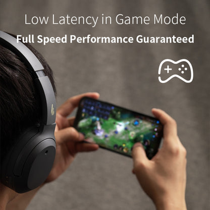 Edifier W820NB Bluetooth Wireless Noise Cancelling Sports Music Headset(Grey) by Edifier