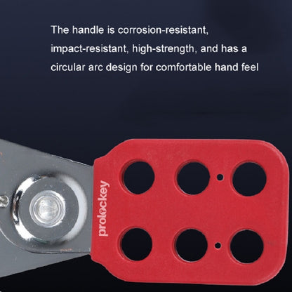 Prolockey Industrial Safety Steel Anti-Rust Six-Link Hasp Lock, Specification: SH01 by Prolockey