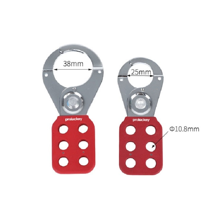 Prolockey Industrial Safety Steel Anti-Rust Six-Link Hasp Lock, Specification: SH02 by Prolockey
