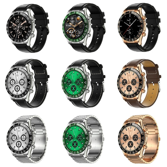 LOANIY E18 Pro Smart Bluetooth Calling Watch with NFC Function, Color: Green Silver Steel by LOANIY