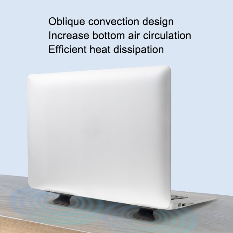 Portable Folding Notebook Computer ABS Bracket(White) by bashfashion