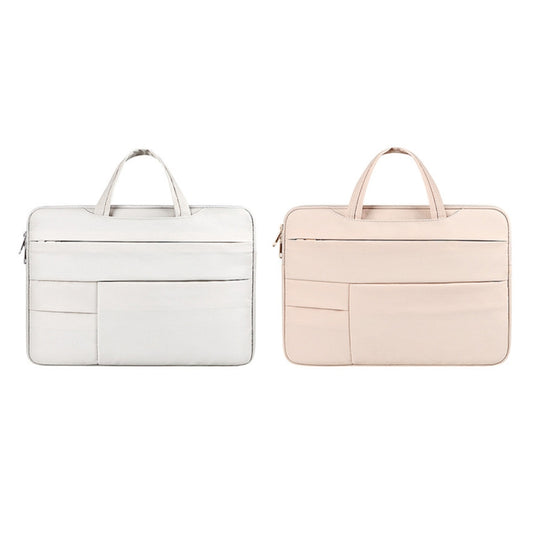 ND05SDZ Waterproof Wearable Laptop Bag, Size: 13.3 inches(Creamy-white) by bashfashion