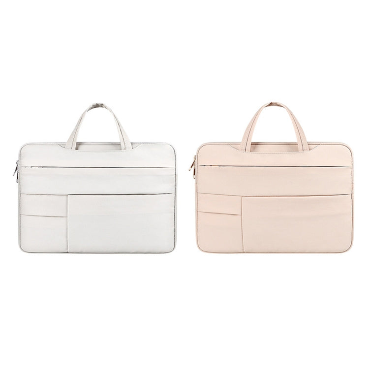 ND05SDZ Waterproof Wearable Laptop Bag, Size: 14.1-15.4 inches(Light Pink) by bashfashion