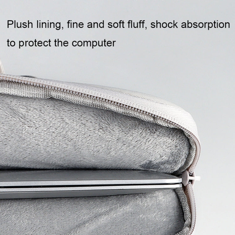 ND05SDZ Waterproof Wearable Laptop Bag, Size: 15.6 inches(Creamy-white) by bashfashion