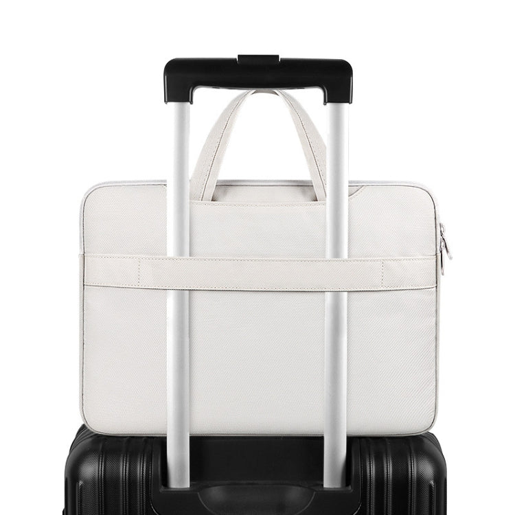ND05SDZ Waterproof Wearable Laptop Bag, Size: 15.6 inches(Creamy-white) by bashfashion
