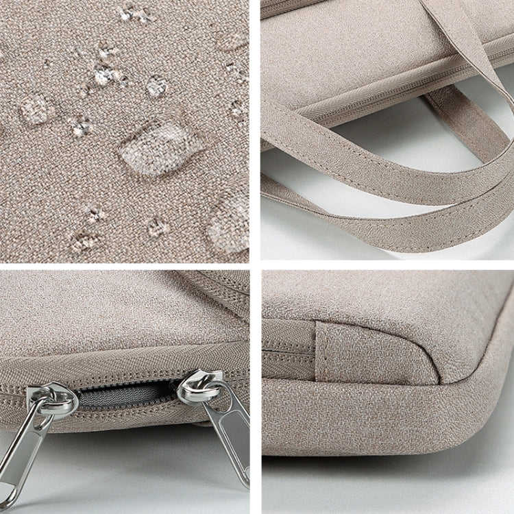 ST13 Waterproof and Wear-resistant Laptop Bag, Size: 13.3 inches(Khaki) by bashfashion