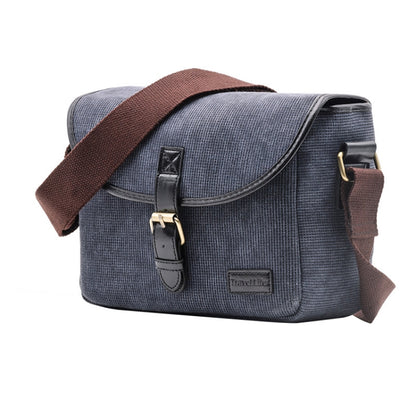 Casual SLR Camera Canvas Crossbody Bag(Blue) by bashfashion