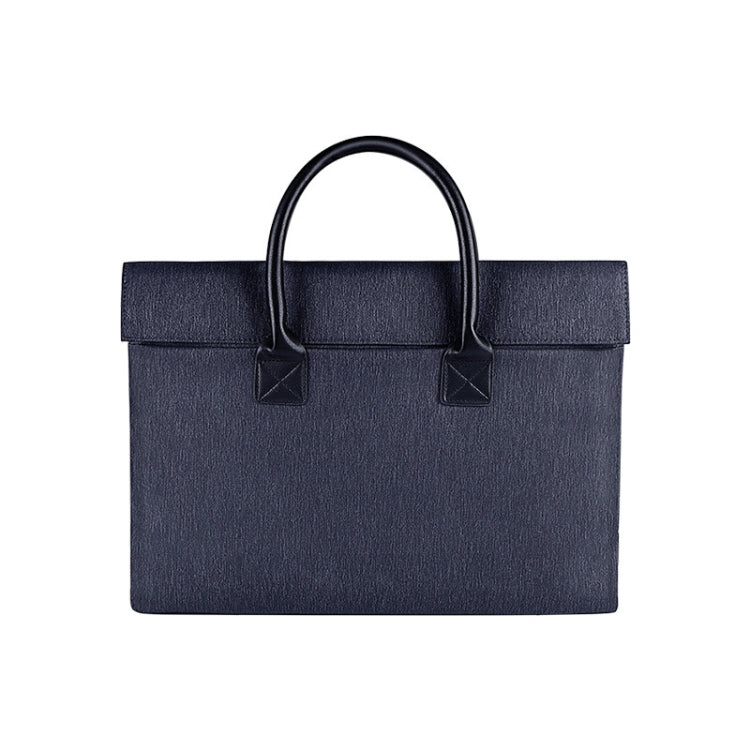 ST04 Waterproof Portable Laptop Case, Size: 14.1-15.4 inches(Navy Blue) by bashfashion