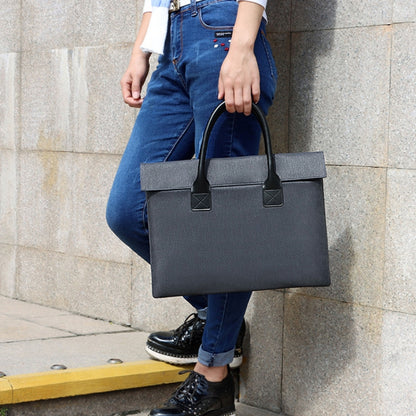 ST04 Waterproof Portable Laptop Case, Size: 14.1-15.4 inches(Mysterious Black) by bashfashion