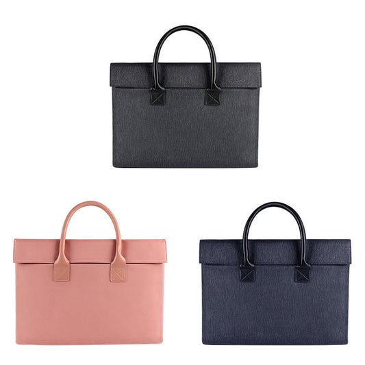 ST04 Waterproof Portable Laptop Case, Size: 15.6 inches(Mysterious Black) by bashfashion