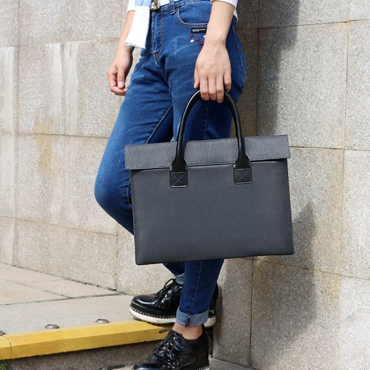 ST04 Waterproof Portable Laptop Case, Size: 15.6 inches(Mysterious Black) by bashfashion